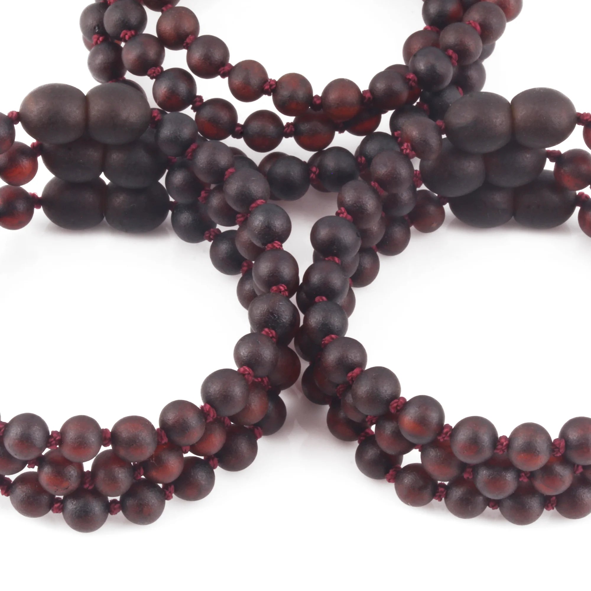 BALTIC AMBER BABY TEETHING BRACELETS LOT OF 10pcs - BAROQUE. XB54DCM