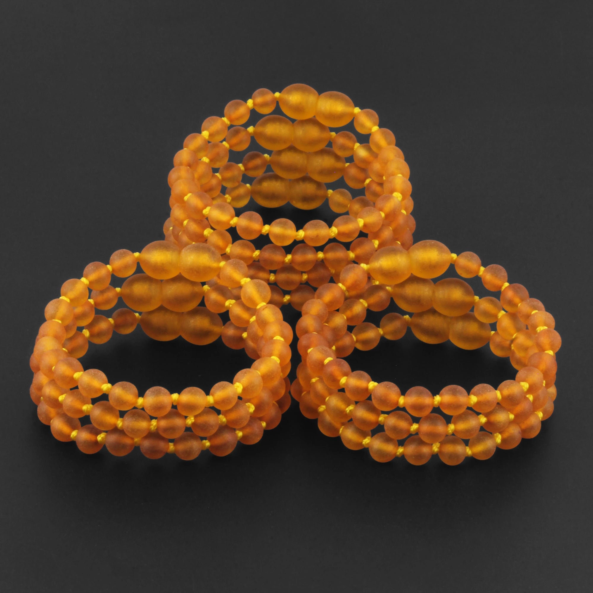 BALTIC AMBER BABY TEETHING BRACELETS LOT OF 10pcs - BAROQUE. XB54LCM