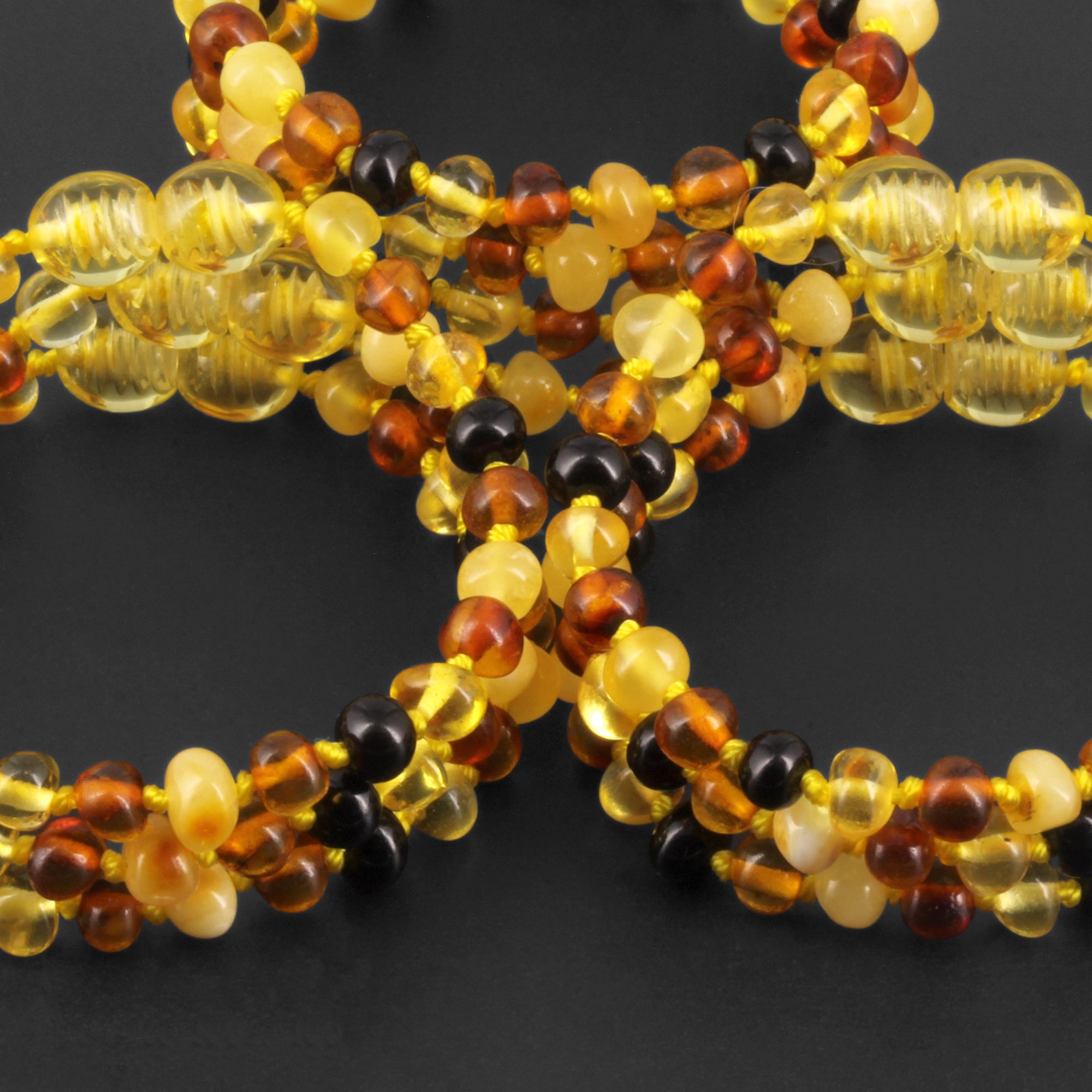 BALTIC AMBER BABY TEETHING BRACELETS LOT OF 10pcs - BAROQUE. XB54M1