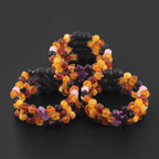 BALTIC AMBER BABY BRACELETS WITH AMETHYST & ROSE QUARTZ LOT OF 10pcs. LE560