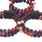 BALTIC AMBER BABY BRACELETS WITH AMETHYST & ROSE QUARTZ LOT OF 10pcs. LE561