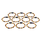 BALTIC AMBER JUNIOR BRACELETS LOT OF 10pcs - BAROQUE. XB54M2M