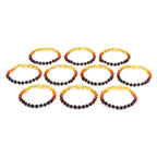 BALTIC AMBER JUNIOR BRACELETS LOT OF 10pcs - BAROQUE. XB54R1M