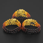 BALTIC AMBER JUNIOR BRACELETS LOT OF 10pcs - BAROQUE. XB54R1M