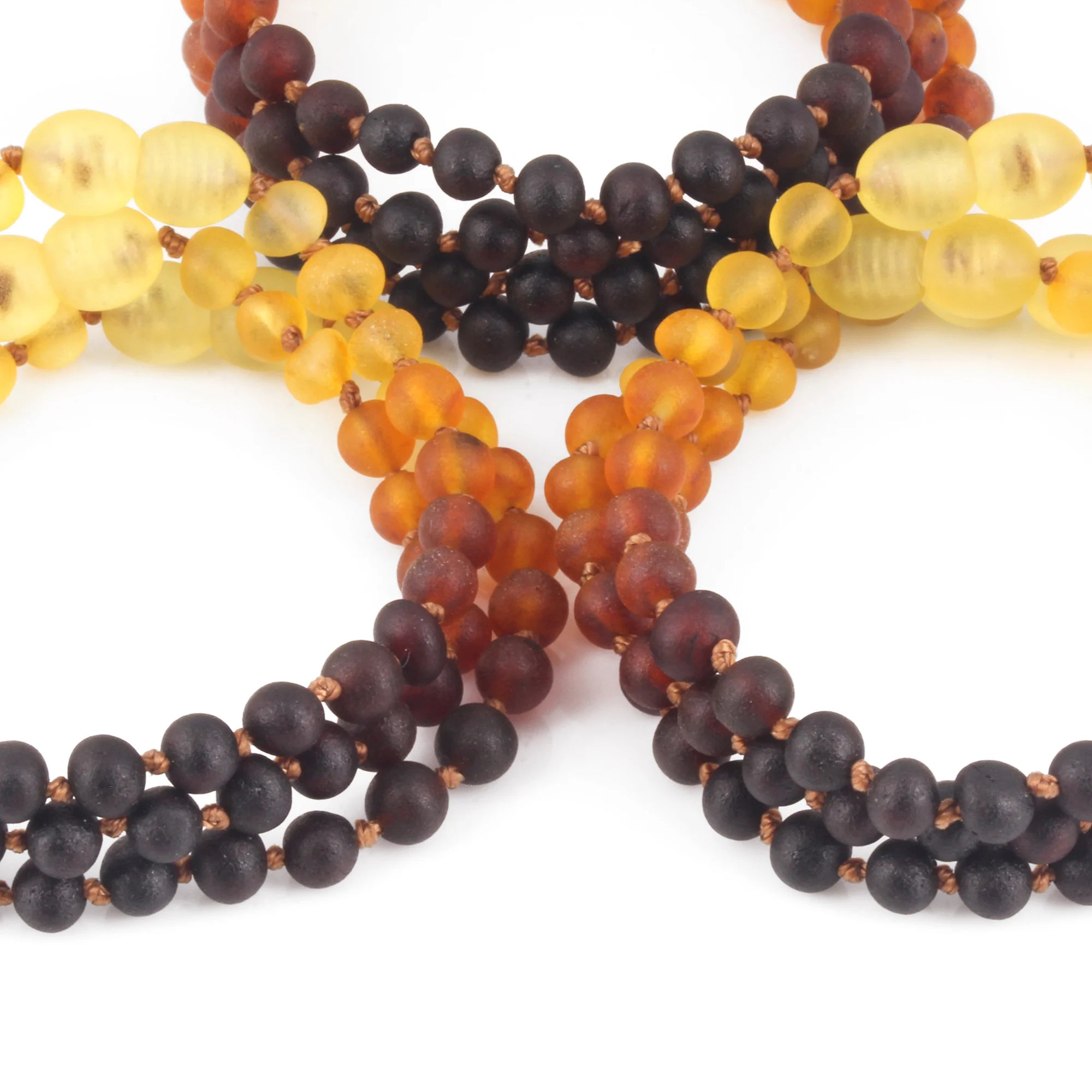 BALTIC AMBER JUNIOR BRACELETS LOT OF 10pcs - BAROQUE. XB54R1M