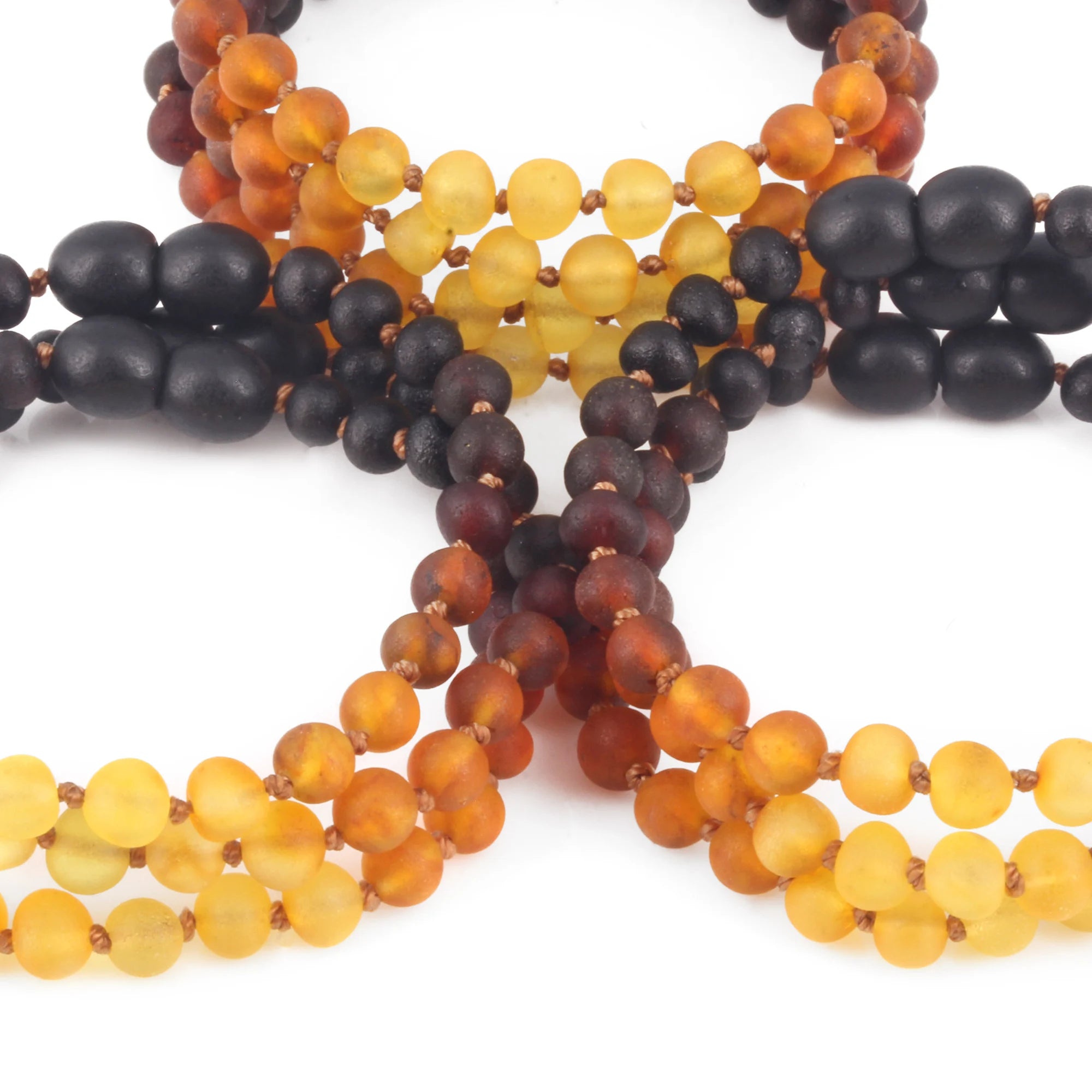 BALTIC AMBER JUNIOR BRACELETS LOT OF 10pcs - BAROQUE. XB54R2M