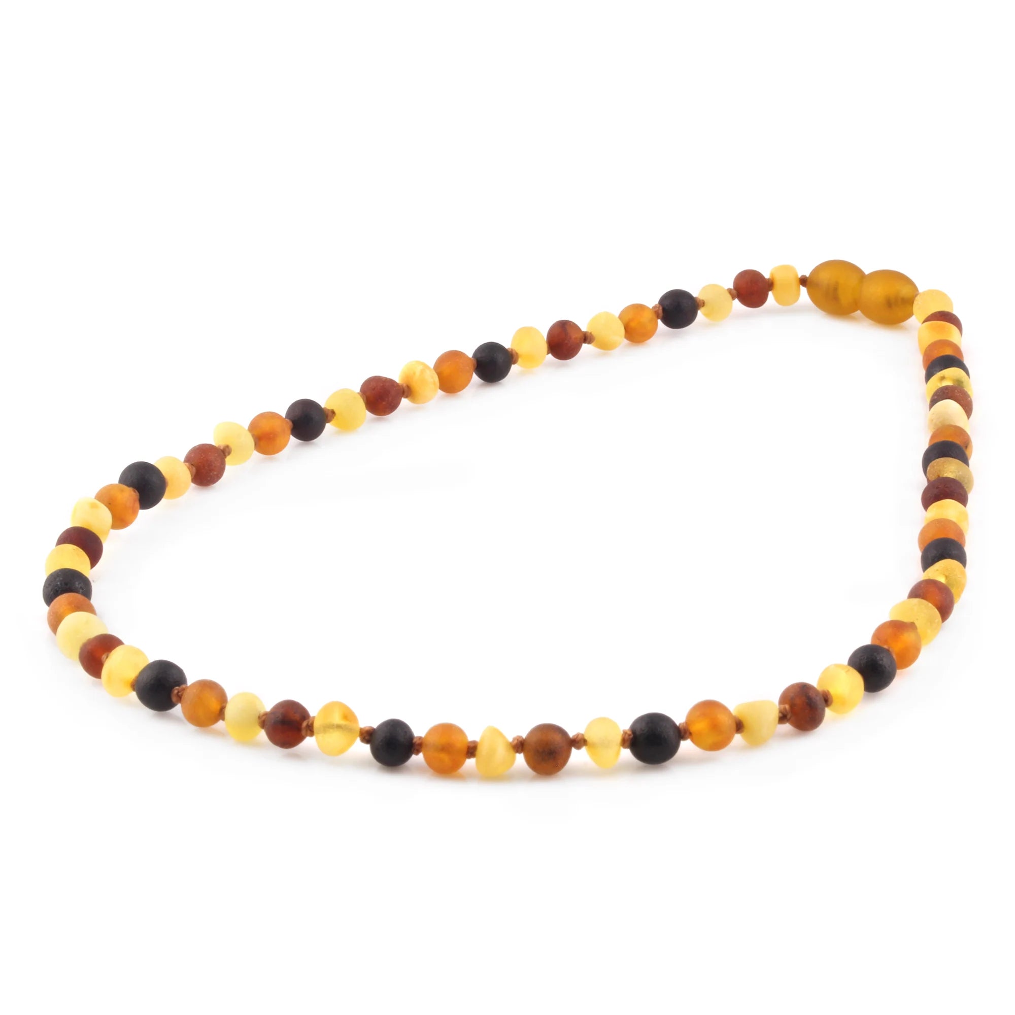 BALTIC AMBER JUNIOR NECKLACES LOT OF 10pcs - BAROQUE. XB54MM