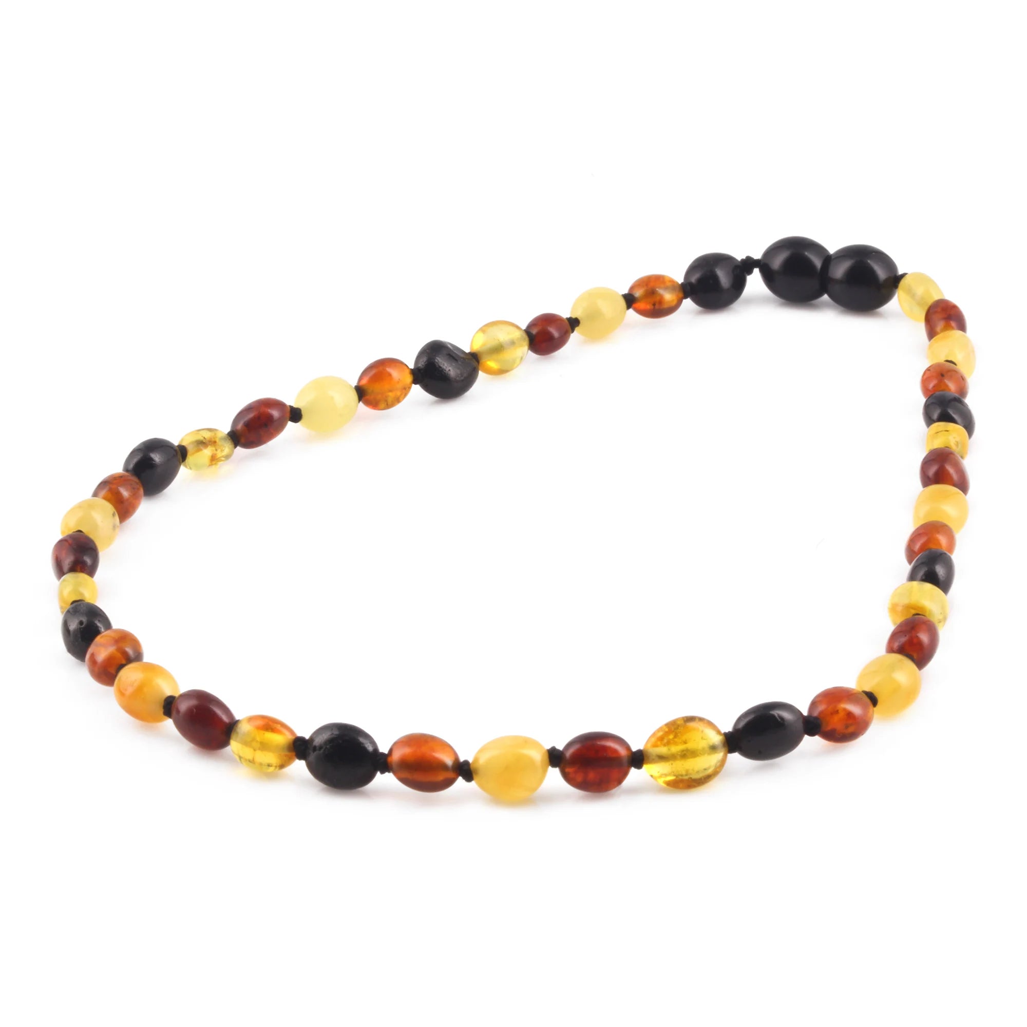 BALTIC AMBER BABY TEETHING NECKLACES LOT OF 10pcs - OLIVE. XO54M2