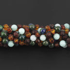 BALTIC AMBER JUNIOR NECKLACES WITH AMAZONITE & AZURITE LOT OF 10pcs. JN108