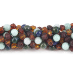 BALTIC AMBER JUNIOR NECKLACES WITH AMAZONITE & AZURITE LOT OF 10pcs. JN108