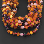 BALTIC AMBER JUNIOR NECKLACES WITH AMETHYST & ROSE QUARTZ LOT OF 10pcs. JN109