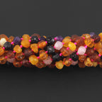 BALTIC AMBER JUNIOR NECKLACES WITH AMETHYST & ROSE QUARTZ LOT OF 10pcs. JN109