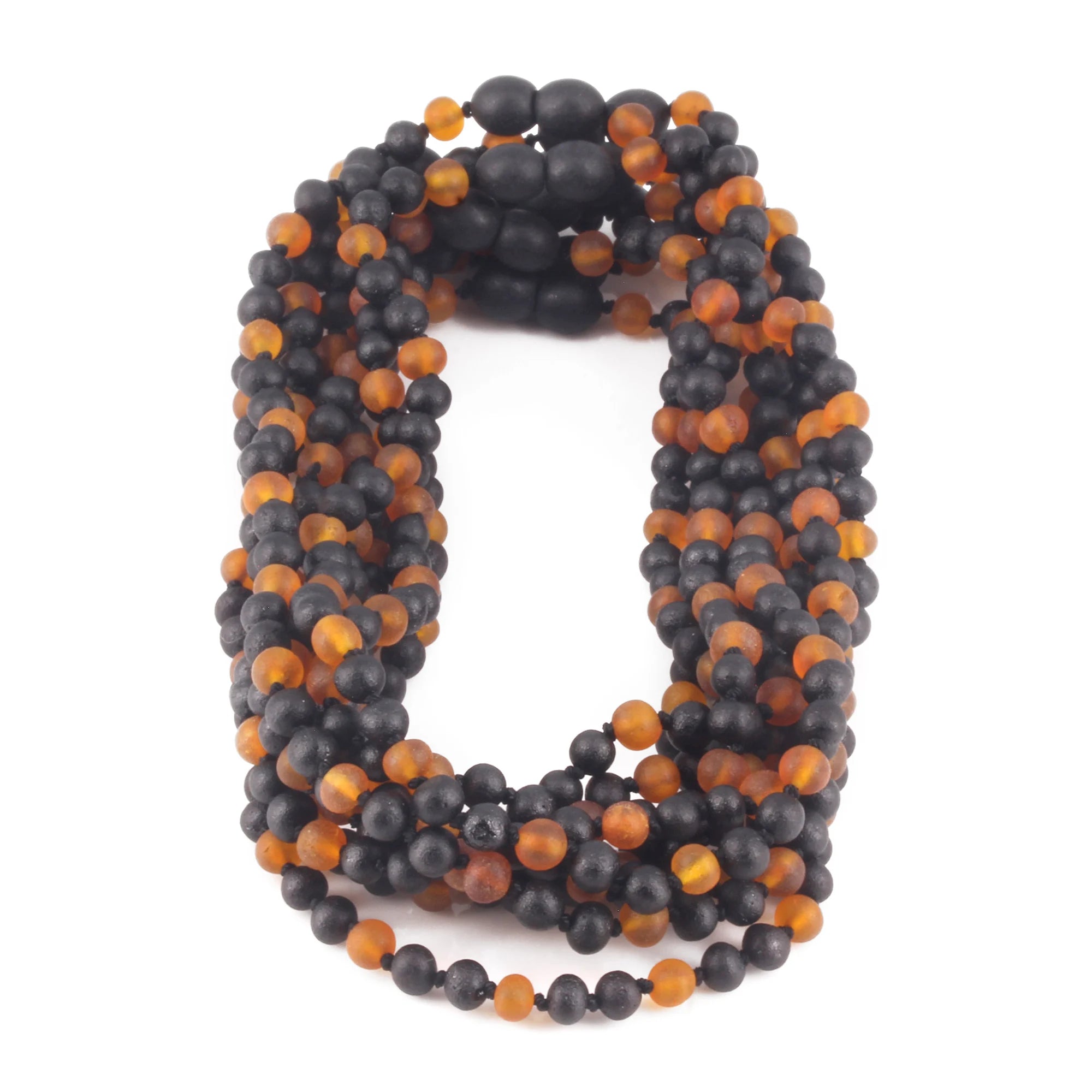 BALTIC AMBER BABY TEETHING NECKLACES LOT OF 10pcs -  BAROQUE. LE552