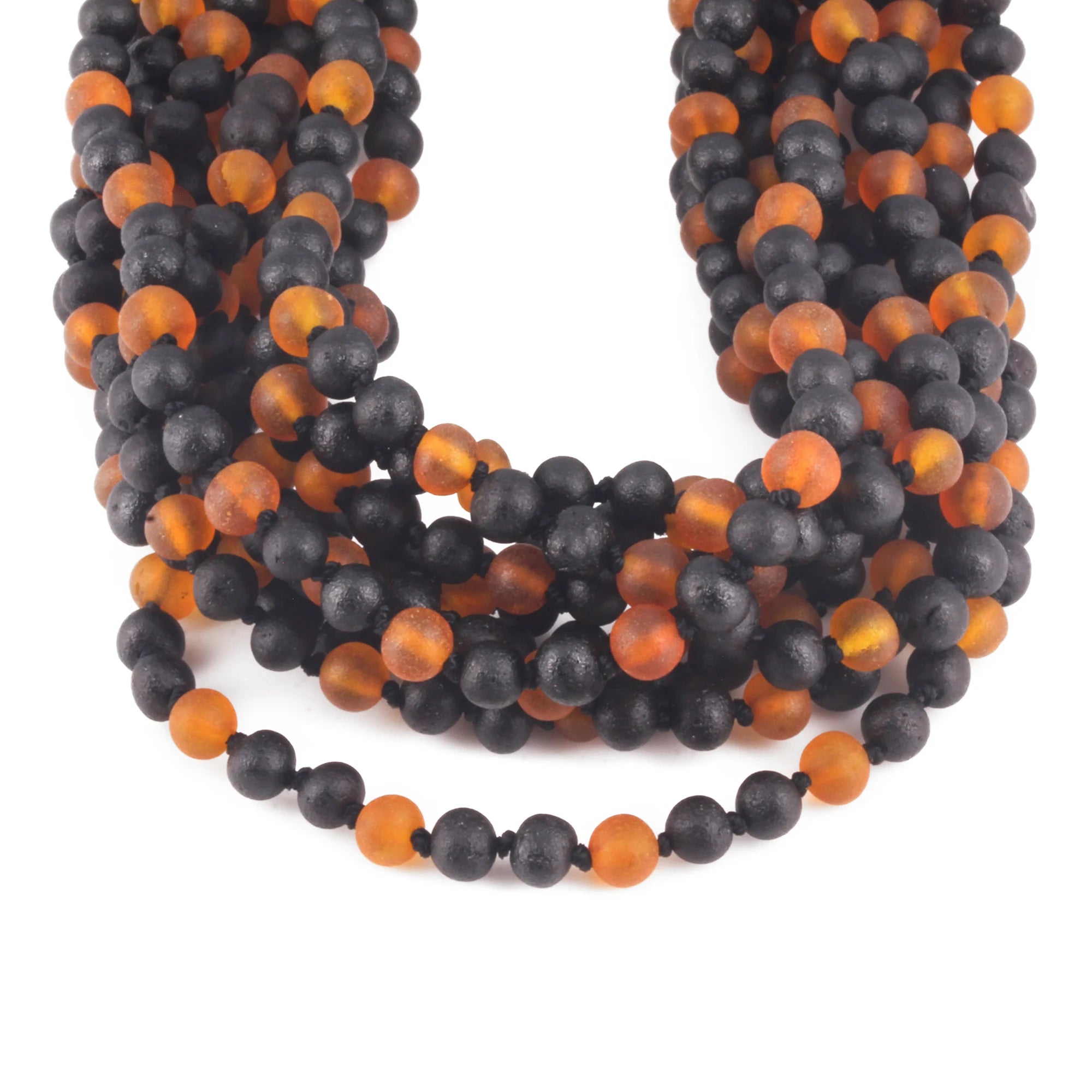 BALTIC AMBER BABY TEETHING NECKLACES LOT OF 10pcs -  BAROQUE. LE552