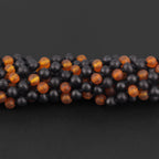 Baltic Amber Baby Teething Necklace Baroque Black Matte Finish - Wholesale Lot of 10pcs - 32cm / 12.6in - LE552