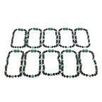 BALTIC AMBER BABY TEETHING NECKLACES WITH GREEN FROST AGATE LOT OF 10pcs. LE550