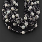 BALTIC AMBER BABY TEETHING NECKLACES WITH KIWI JASPER LOT OF 10pcs. LE551