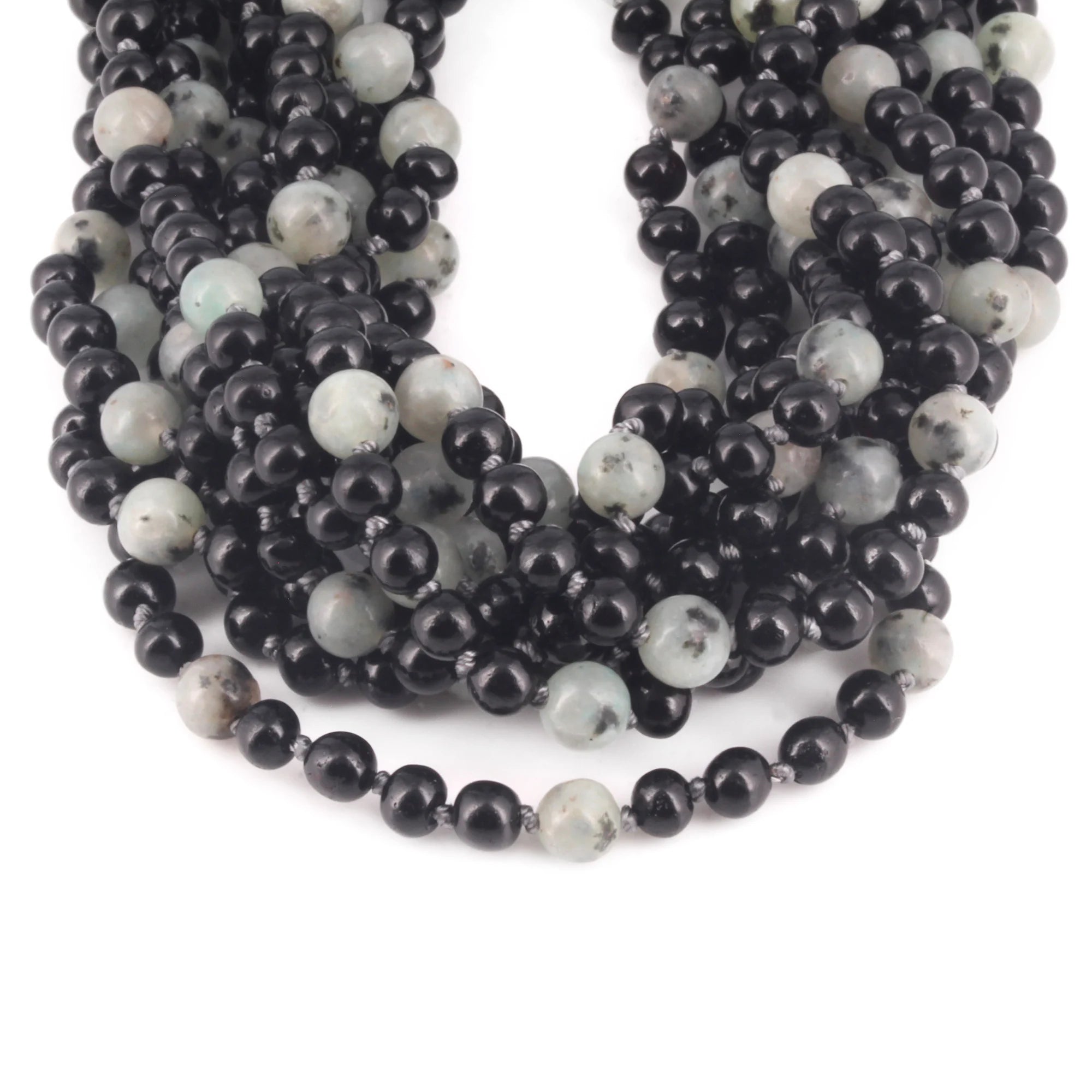 BALTIC AMBER BABY TEETHING NECKLACES WITH KIWI JASPER LOT OF 10pcs. LE551