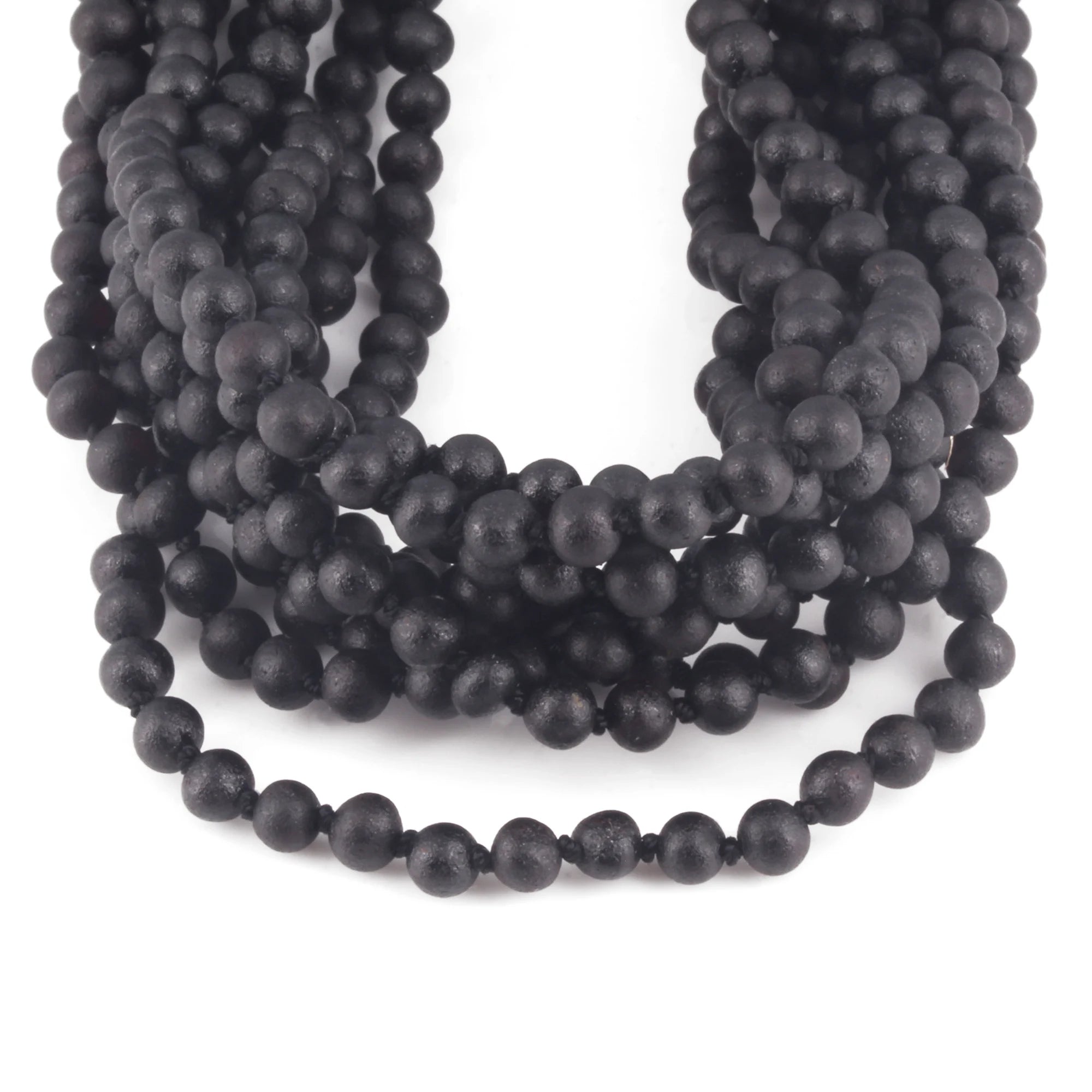 BALTIC AMBER BABY TEETHING NECKLACES LOT OF 10pcs - BAROQUE. XB54BM