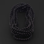 Baltic Amber Baby Teething Necklace Baroque Black Matte Finish - Wholesale Lot of 10pcs - 32cm / 12.6in - XB54BM