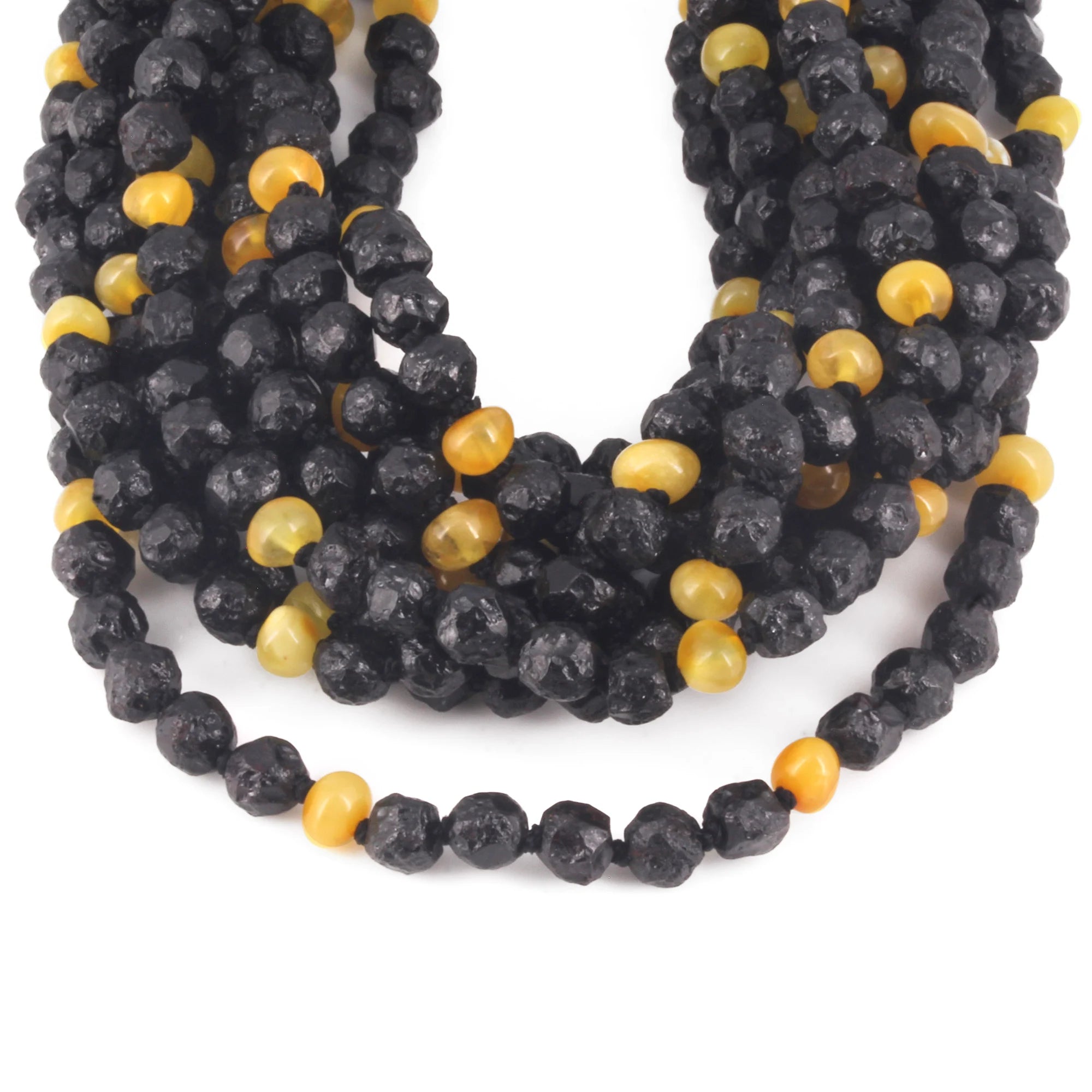 BALTIC AMBER JUNIOR NECKLACES LOT OF 10pcs - BAROQUE. JN117