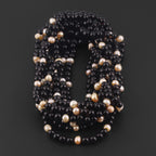 BALTIC AMBER BABY NECKLACES WITH FRESHWATER PEARL LOT OF 10pcs. P3