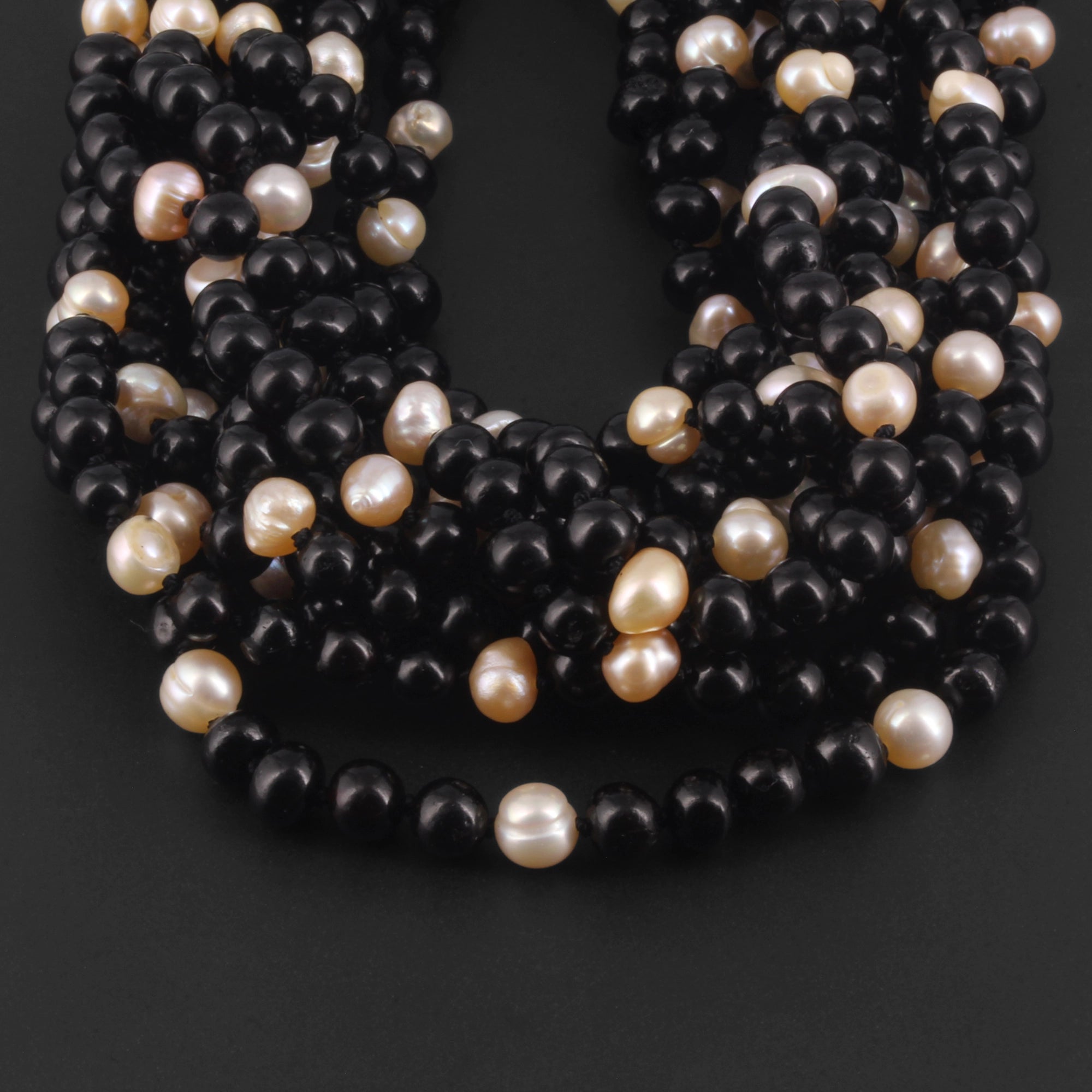 BALTIC AMBER BABY NECKLACES WITH FRESHWATER PEARL LOT OF 10pcs. P3