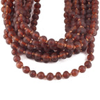 Baltic Amber Baby Teething Necklace Baroque Cognac Matte Finish - Wholesale Lot of 10pcs - 32cm / 12.6in - XB54CM