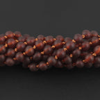Baltic Amber Baby Teething Necklace Baroque Cognac Matte Finish - Wholesale Lot of 10pcs - 32cm / 12.6in - XB54CM