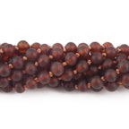Baltic Amber Baby Teething Necklace Baroque Cognac Matte Finish - Wholesale Lot of 10pcs - 32cm / 12.6in - XB54CM
