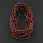 Baltic Amber Baby Teething Necklace Baroque Cognac Matte Finish - Wholesale Lot of 10pcs - 32cm / 12.6in - XB54CM