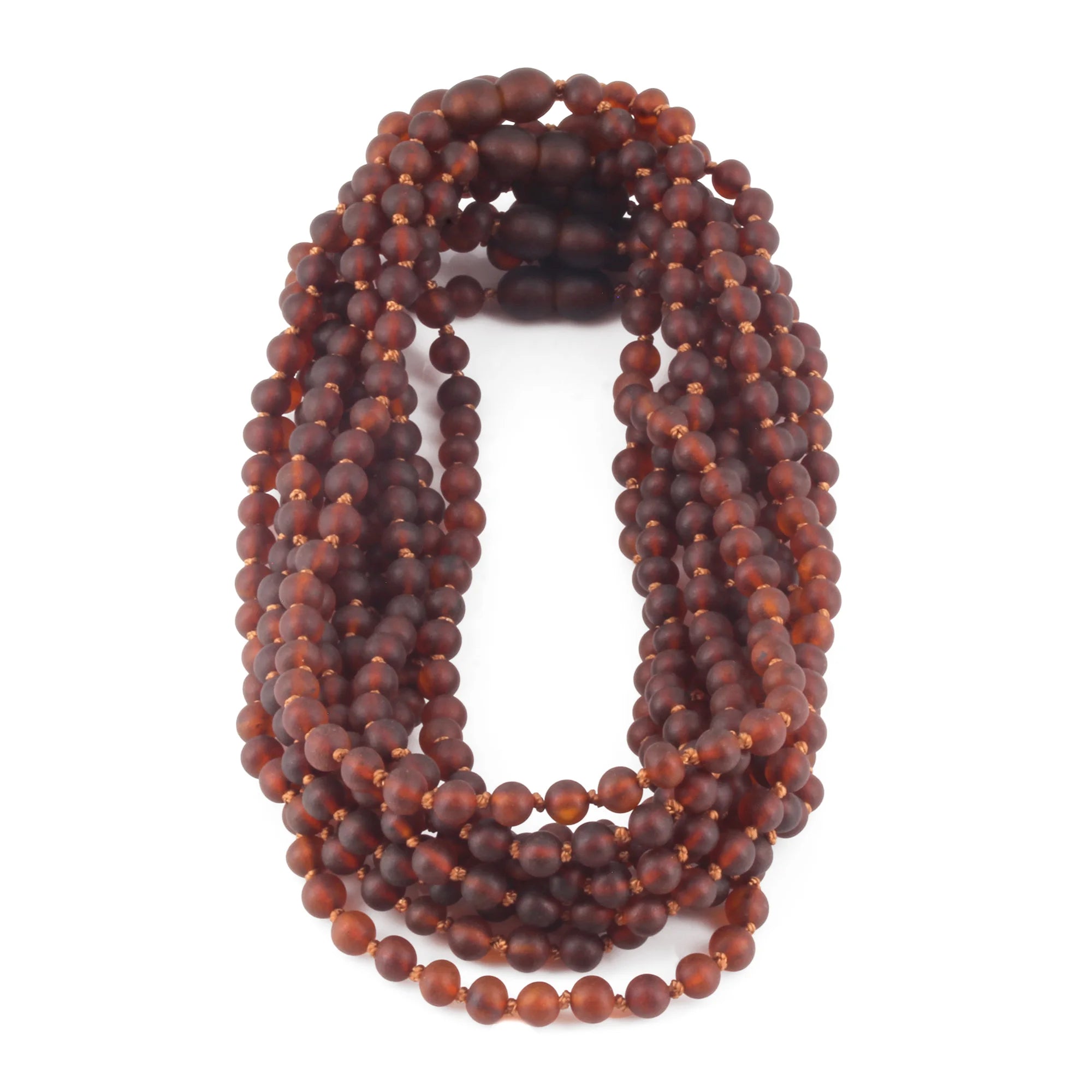 BALTIC AMBER BABY TEETHING NECKLACES LOT OF 10pcs -  BAROQUE. XB54CM