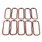 Baltic Amber Baby Teething Necklace Baroque Cognac Matte Finish - Wholesale Lot of 10pcs - 32cm / 12.6in - XB54CM
