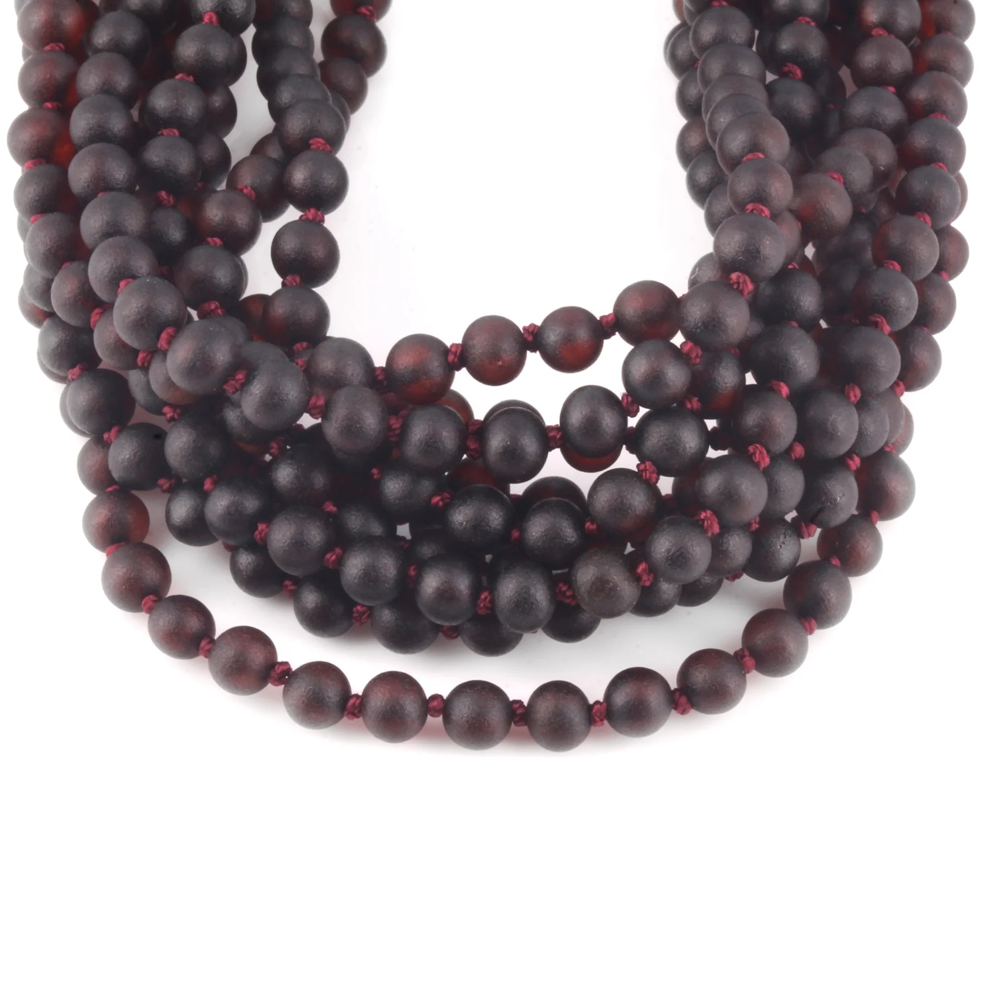 BALTIC AMBER BABY TEETHING NECKLACES LOT OF 10pcs - BAROQUE. XB54DCM