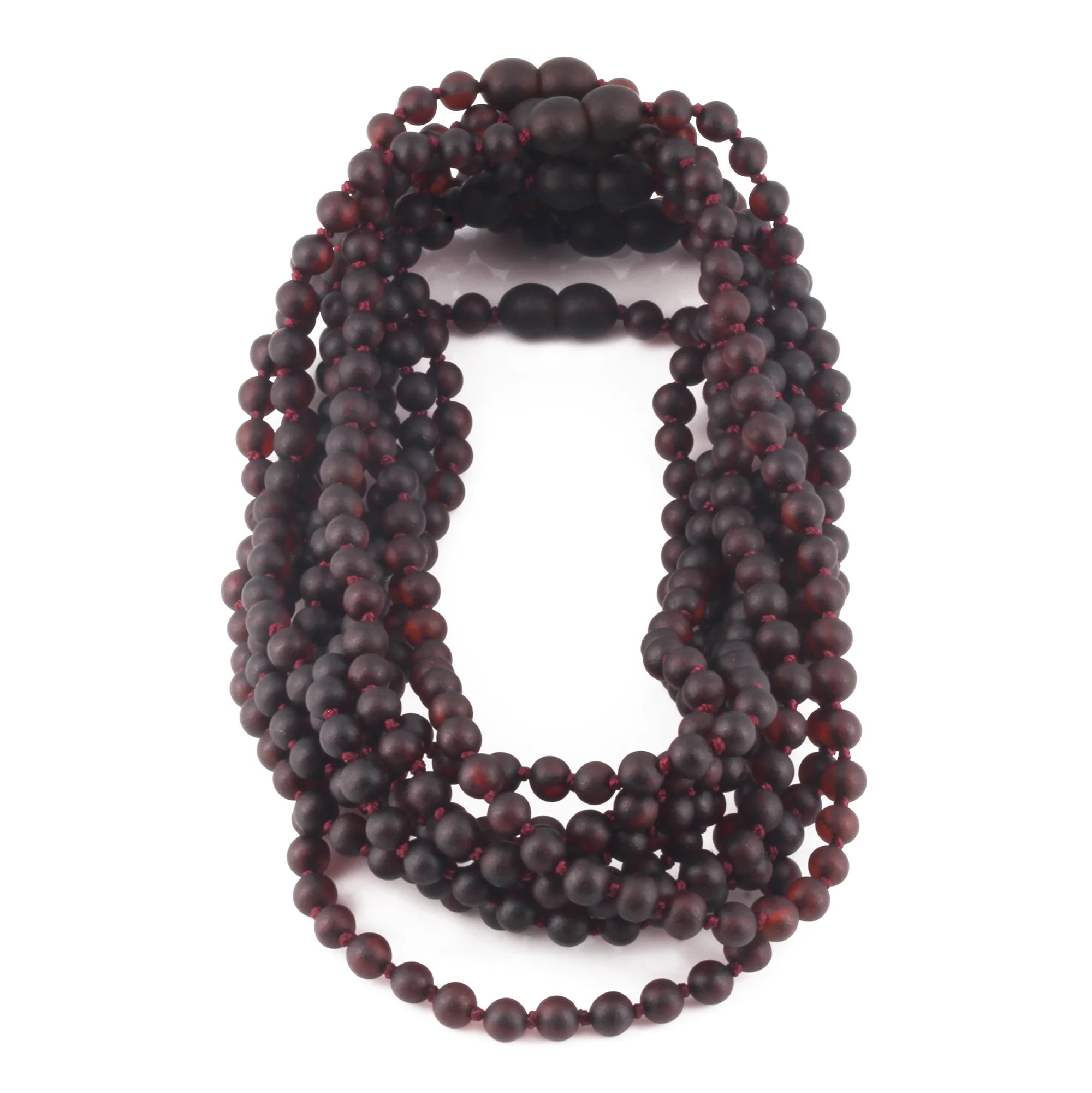 BALTIC AMBER BABY TEETHING NECKLACES LOT OF 10pcs - BAROQUE. XB54DCM