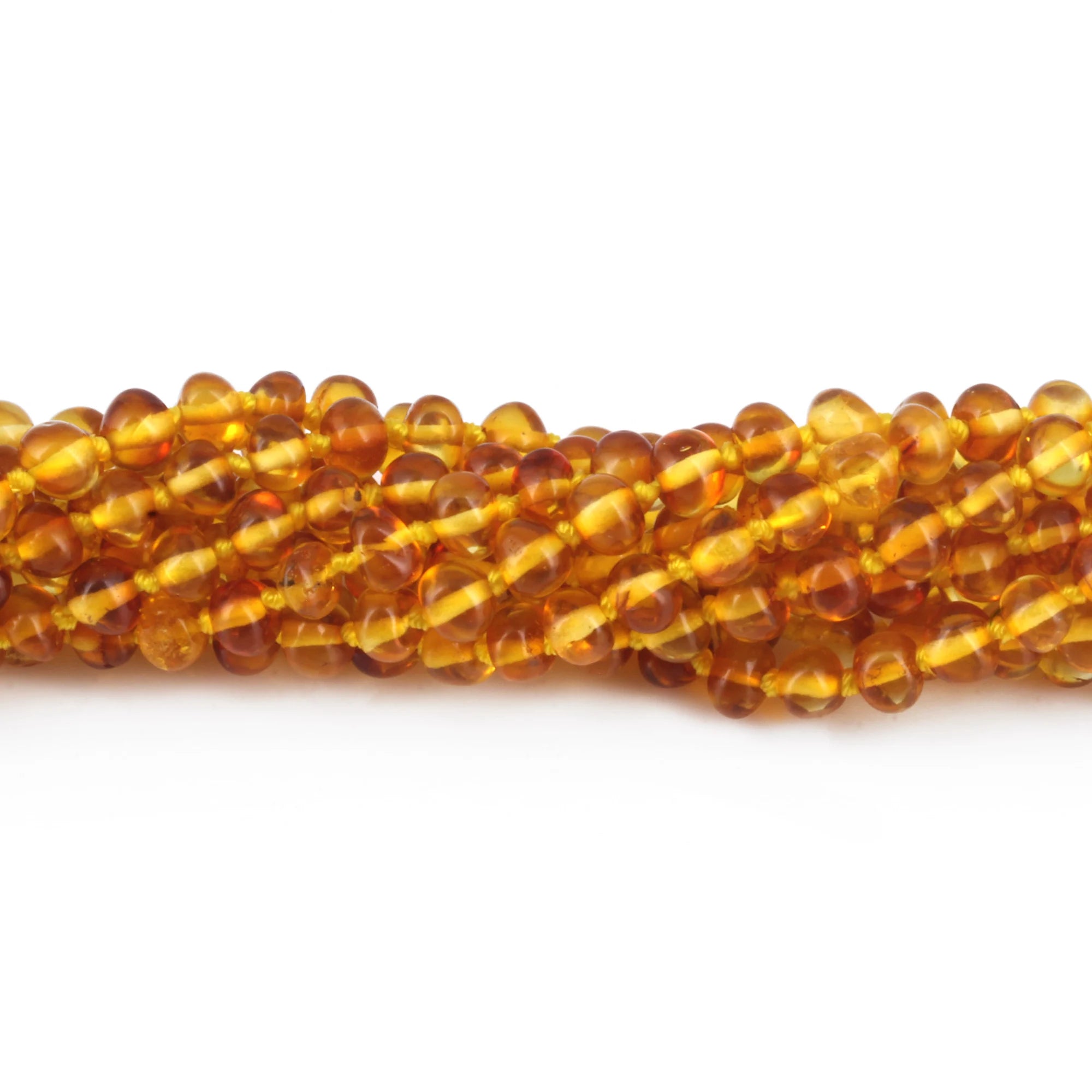 BALTIC AMBER BABY TEETHING NECKLACES LOT OF 10pcs - BAROQUE. XB54LC