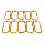 Baltic Amber Baby Teething Necklace Baroque Light Cognac Glossy Finish - Wholesale Lot of 10pcs - 32cm / 12.6in - XB54LC