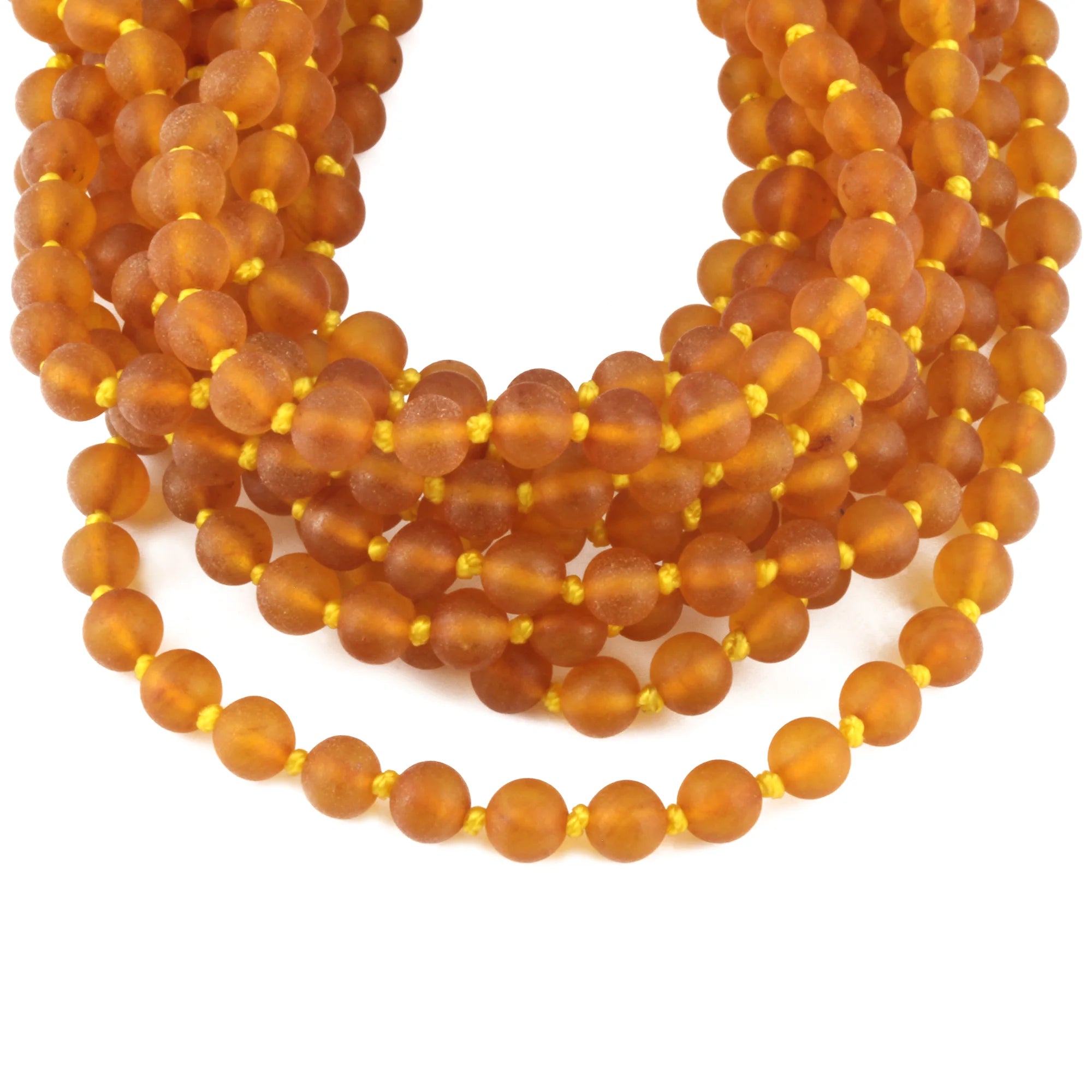 BALTIC AMBER BABY TEETHING NECKLACES LOT OF 10pcs - BAROQUE. XB54LCM