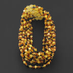 BALTIC AMBER JUNIOR NECKLACES LOT OF 10pcs - BAROQUE. XB54M1