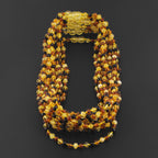 BALTIC AMBER ADULT NECKLACES LOT OF 10pcs - BAROQUE. XB54M1