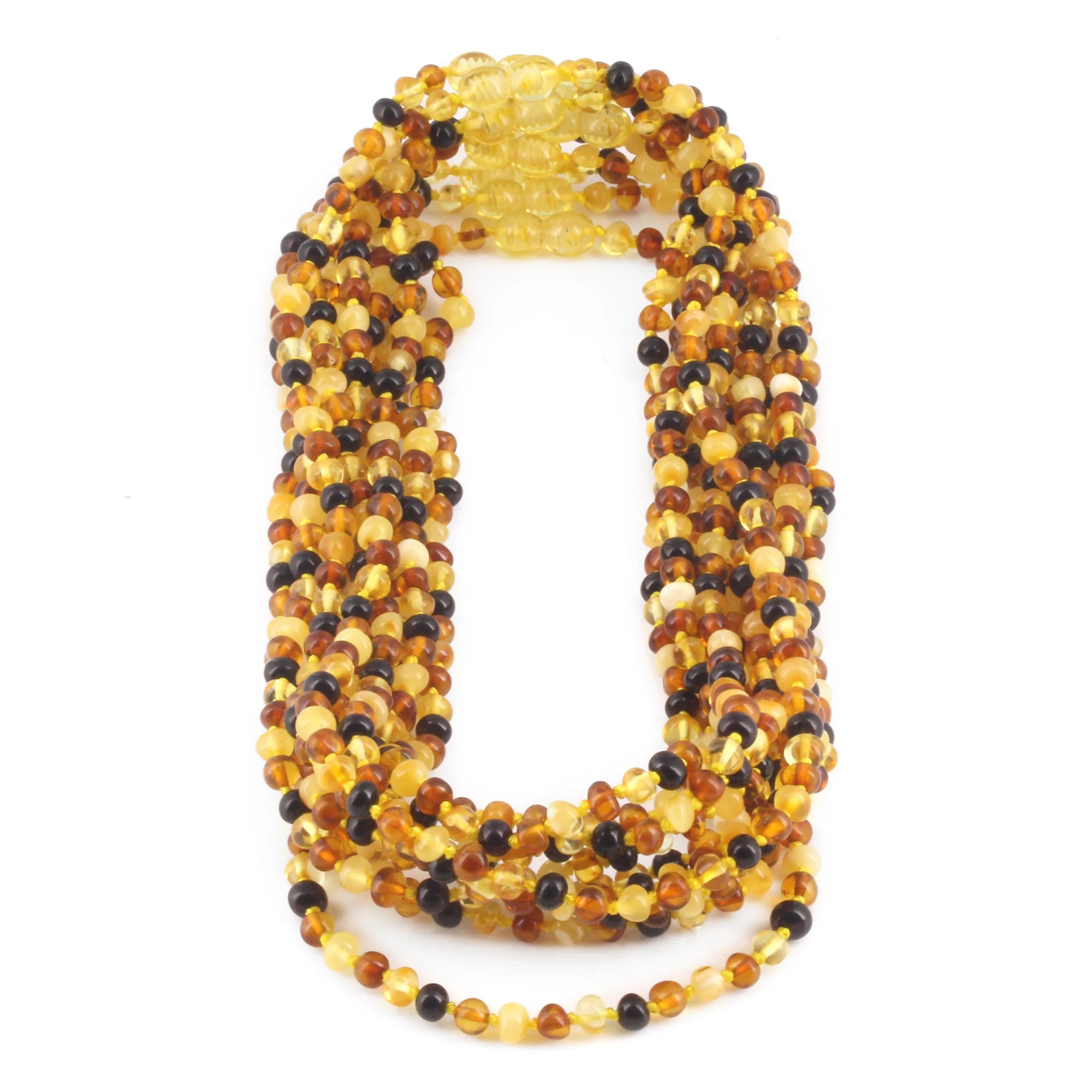BALTIC AMBER ADULT NECKLACES LOT OF 10pcs - BAROQUE. XB54M1