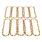 BALTIC AMBER ADULT NECKLACES LOT OF 10pcs - BAROQUE. XB54M1