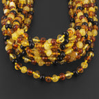 BALTIC AMBER JUNIOR NECKLACES LOT OF 10pcs - BAROQUE. XB54M1