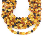 BALTIC AMBER JUNIOR NECKLACES LOT OF 10pcs - BAROQUE. XB54M1