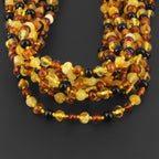 BALTIC AMBER ADULT NECKLACES LOT OF 10pcs - BAROQUE. XB54M1