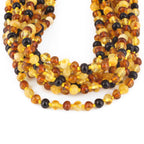 BALTIC AMBER ADULT NECKLACES LOT OF 10pcs - BAROQUE. XB54M1