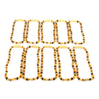 BALTIC AMBER JUNIOR NECKLACES LOT OF 10pcs - BAROQUE. XB54M1