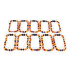 Baltic Amber Amethyst & Rose Quartz Baby Teething Necklace Baroque Multicolor Rough Finish - Wholesale Lot of 10pcs - 32cm / 12.6in - LE560