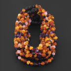 Baltic Amber Amethyst & Rose Quartz Baby Teething Necklace Baroque Multicolor Rough Finish - Wholesale Lot of 10pcs - 32cm / 12.6in - LE560