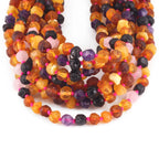 Baltic Amber Amethyst & Rose Quartz Baby Teething Necklace Baroque Multicolor Rough Finish - Wholesale Lot of 10pcs - 32cm / 12.6in - LE560